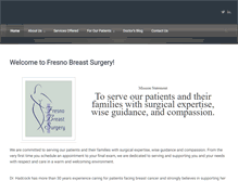 Tablet Screenshot of fresnobreastsurgery.com
